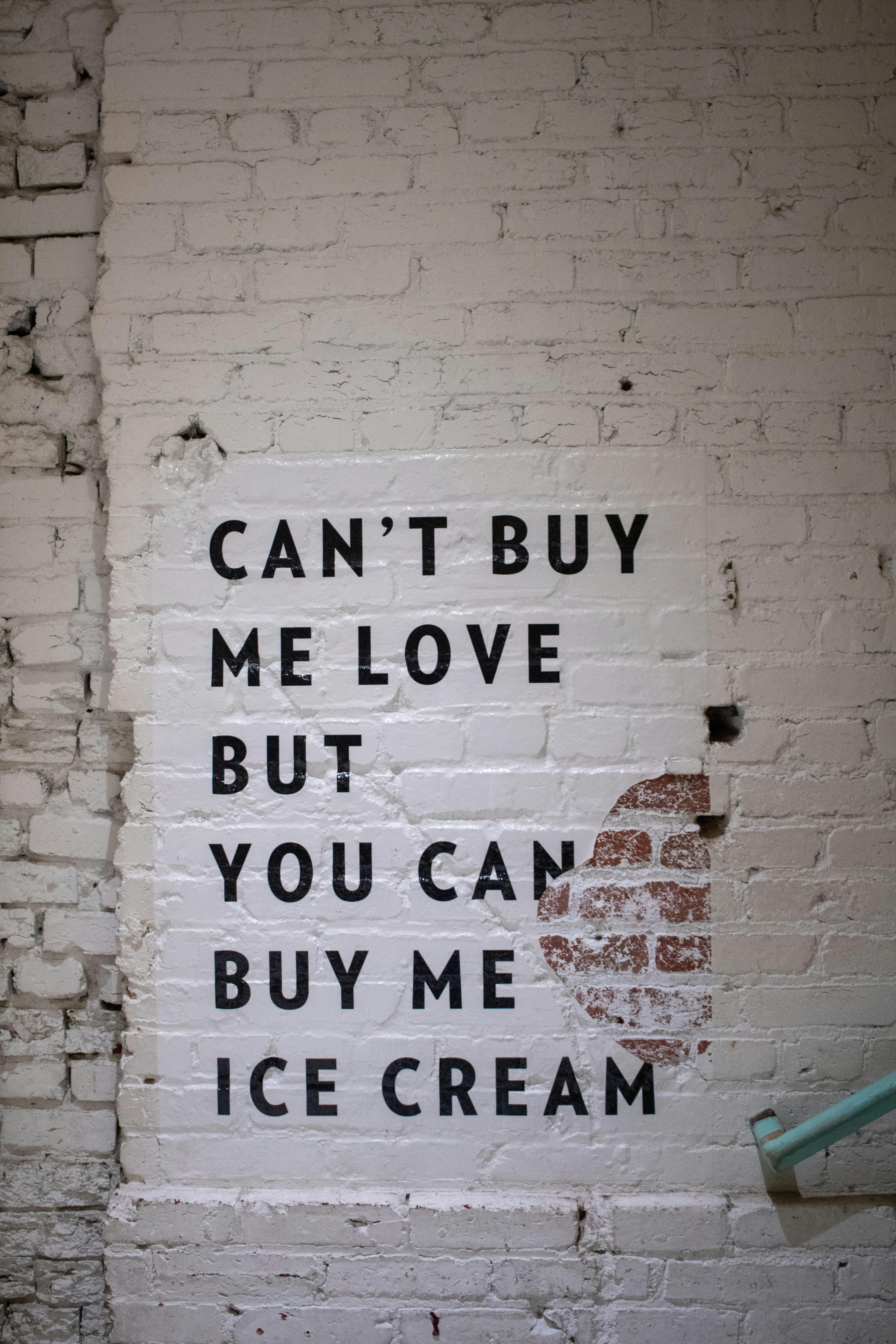 A nice quote I saw at an ice cream shop